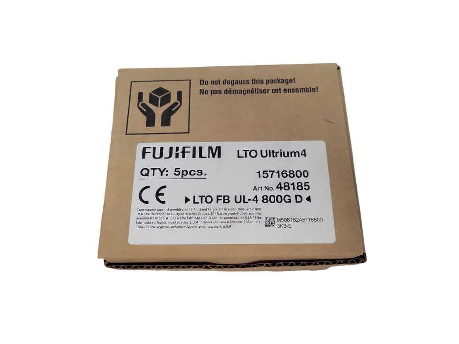 LOT 5x Fujifilm LTO Ultrium 4 800GB 1600GB Data Cartridge Sequential Barcod !