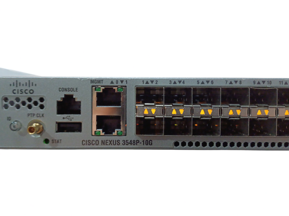 Cisco N3K-C3548P-10GX Nexus 3548-X 48-Port SFP+ w/ 2x 400W PWR