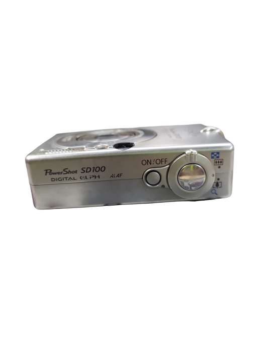 Canon PowerShot SD100 Digital ELPH 3.2MP Silver Camera