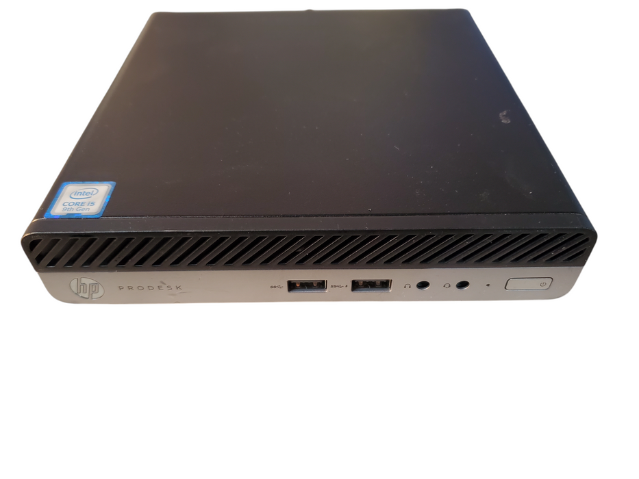 HP ProDesk 400 G5 Mini Intel i5-9500T @2.20GHz 16GB RAM 256GB HDD, wifi