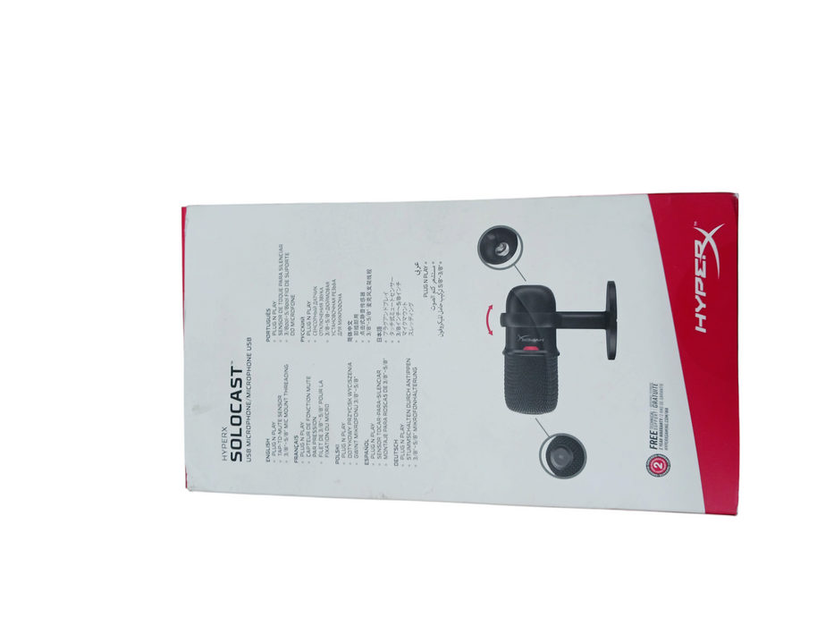 HyperX SoloCast USB Gaming Microphone - Black