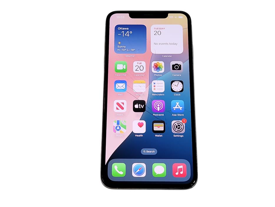 Apple iPhone XS Max - 64GB - Silver [A1921] (
