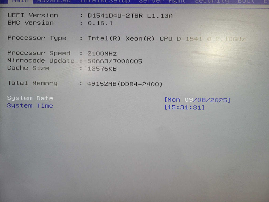 Datto S3P4000 1U 4x3.5", Xeon D-1541 2.10GHz, 48GB DDR4, 4x 1TB HDD !