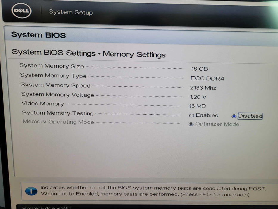 Dell PowerEdge R330 - Xeon E3-1220 v5 16GB DDR4 PERC H330 350W PSU %
