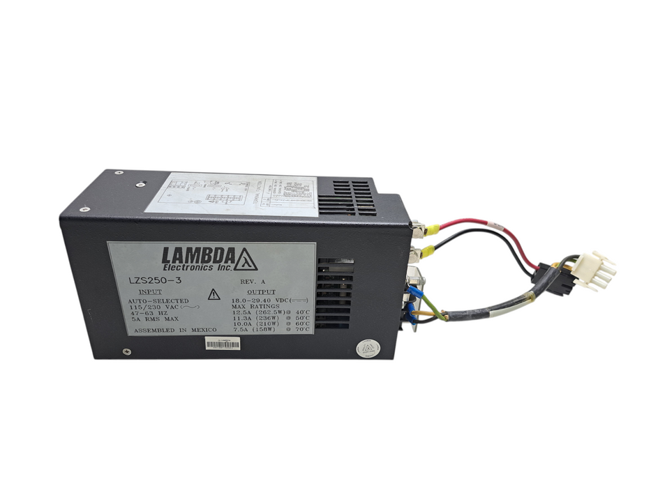 LAMBDA ELECTRONICS LZS-250-3 Regulated Power Supply MAX 12.5A Output )