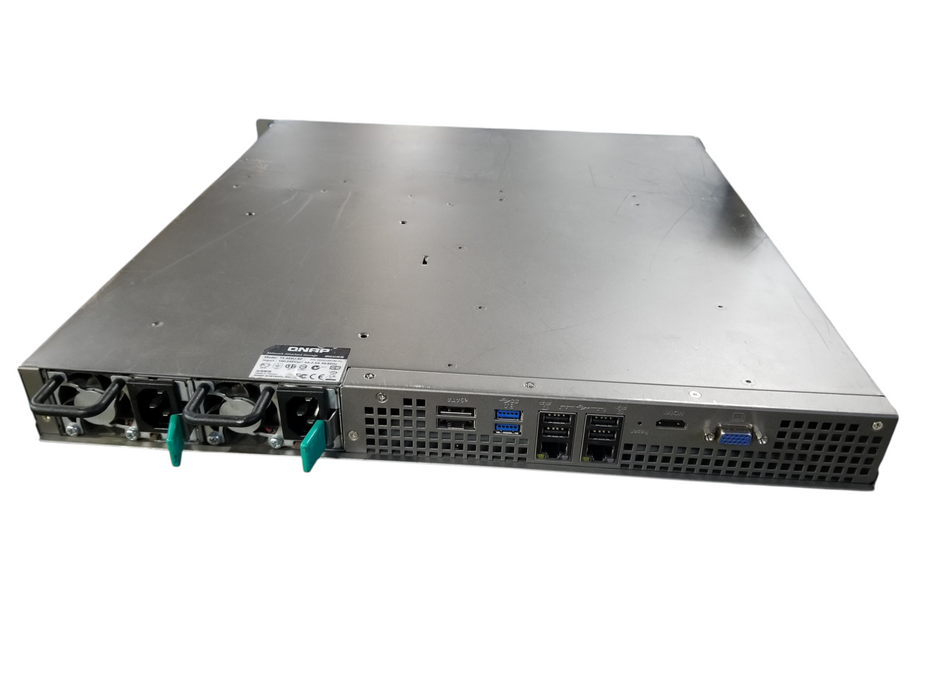 QNAP TS-469U-RP 4-Bay NAS 4GB RAM Dual Power Supplies W/Caddies / NO HDDs