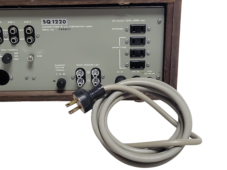 Vintage Solid State integrated Amplifier SQ1220 _