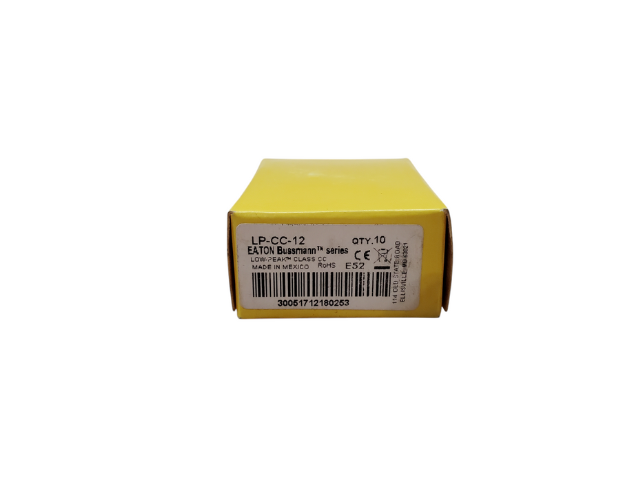 NEW - 10PCS New Genuine Bussmann LP-CC-12 12A 600V Time-delay Fuse