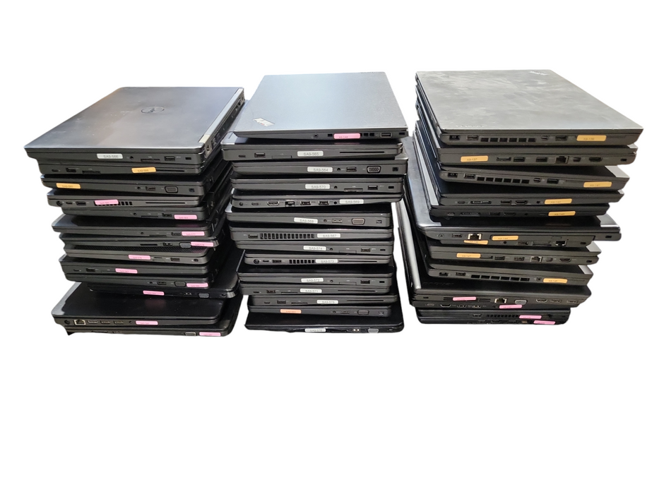 Lot 40x A/B-Grade Dell/Lenovo 6-8Gen Laptops (SXA1-02)