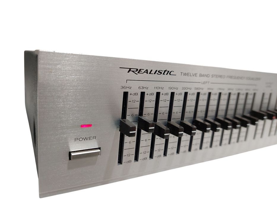 Realistic Twelve Band Stereo Frequency Equalizer Model: 31-2009