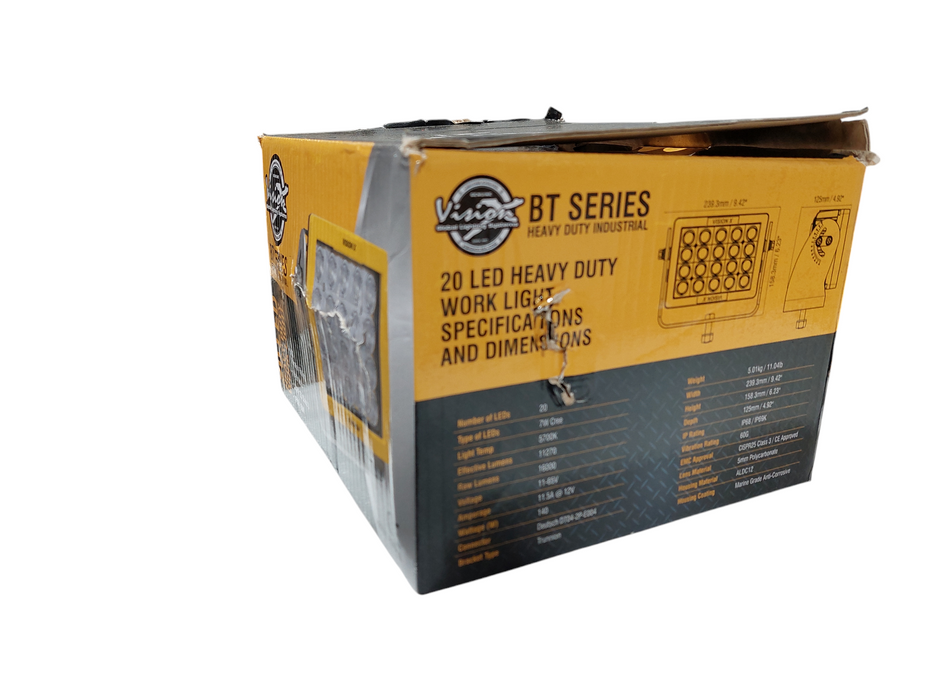 Vision Global Lighting Systems 20 LED Heavy Duty Work Light =
