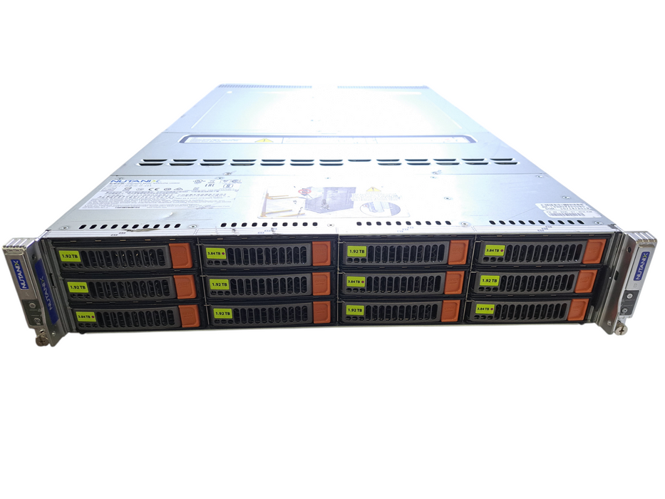 Nutanix NXS2U2NL12G600 12-Bay LFF | 4x Xeon Silver 4216, 128GB DDR4, QSFP28 )