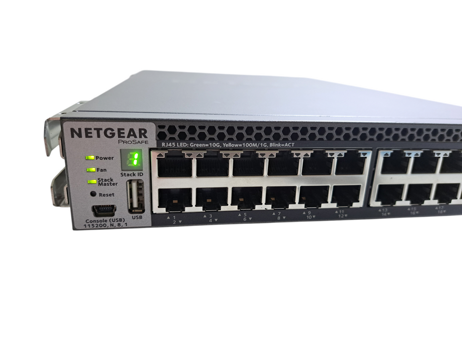 NetGear ProSafe M4300-24X XSM4324CS | 24-Port 10G RJ-45, 4x SFP+ L3 Switch )