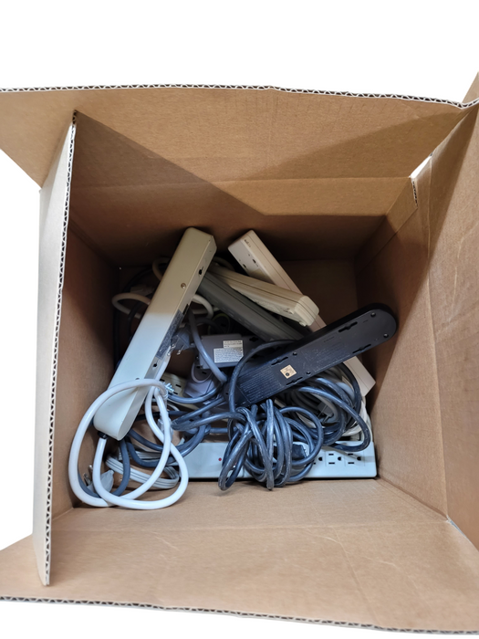 Lot of 10x Multi Outlet Power Strips / Bars / Extension Cords- Assorted