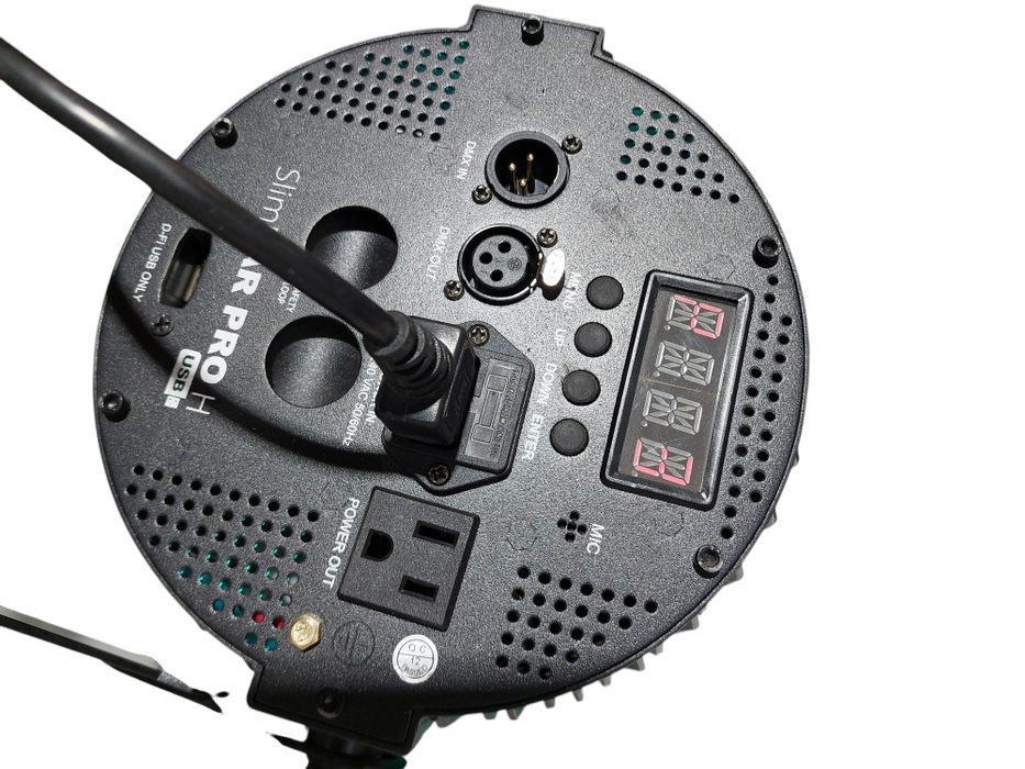 Slim PAR PRO H USB Strobe Light RGB 6 in 1 Stage Light Show =