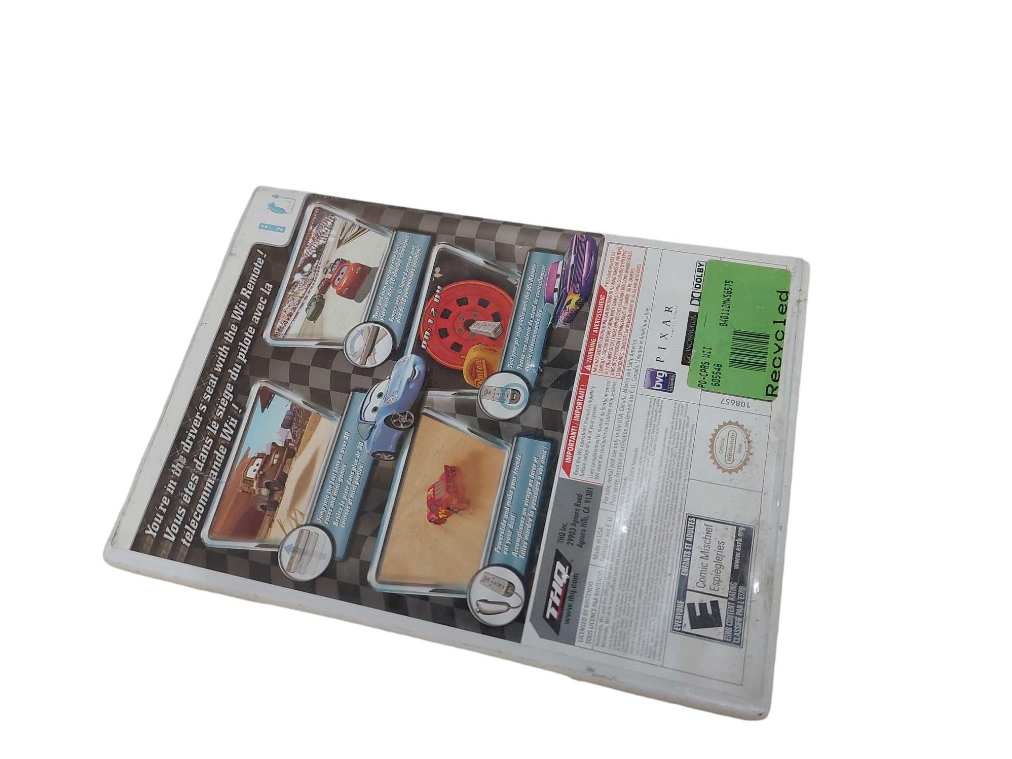 Nintendo Wii Game Disney Cars = — retail.era