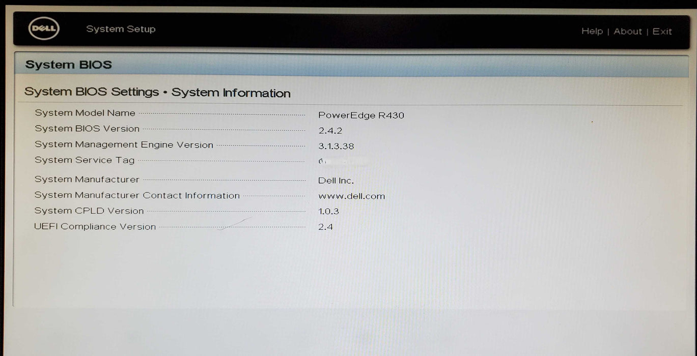 Dell PowerEdge R430 2x Xeon E5-2623 v4 64GB DDR4 H730 Mini - 1xPSU No HDD