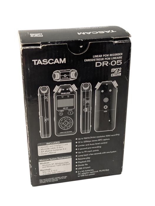TASCAM DR-05 Linear PCM recorder   -