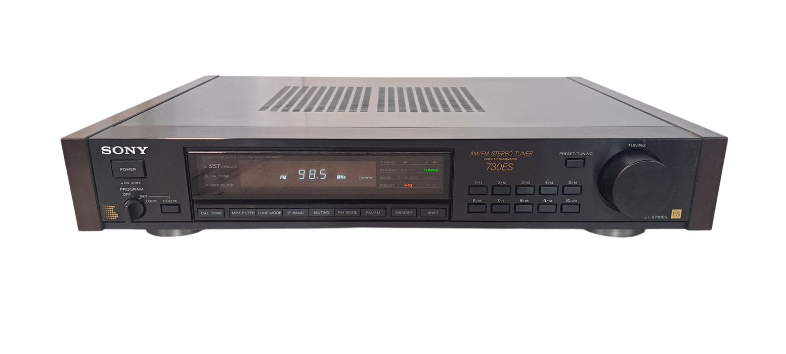 Vintage Sony ST S730 ES FM AM Stereo Tuner Made in Japan