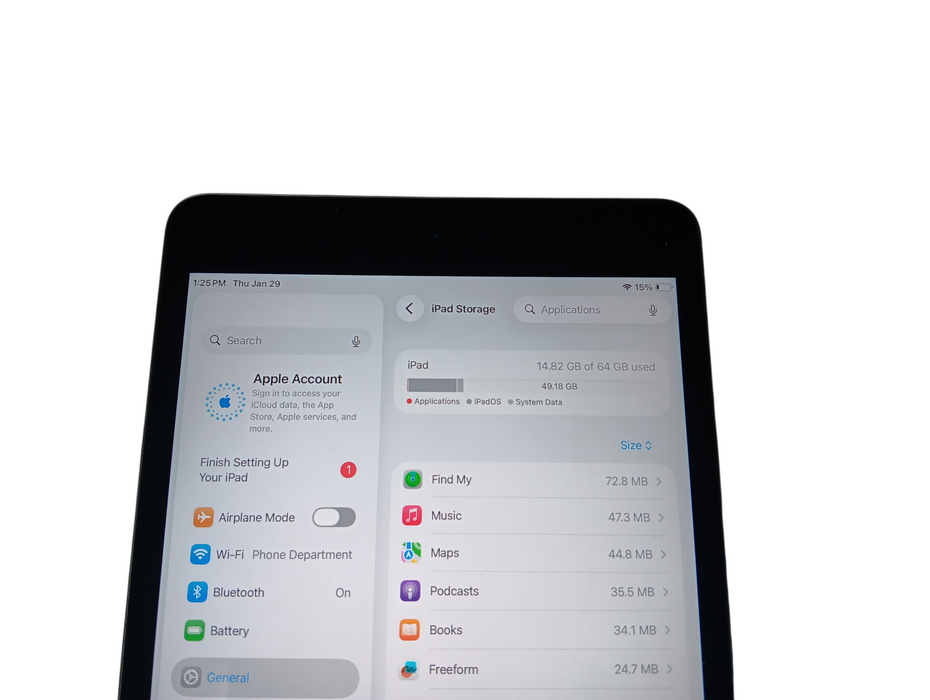 Apple iPad Mini 5th Gen - 64GB - Space Gray [A2133]