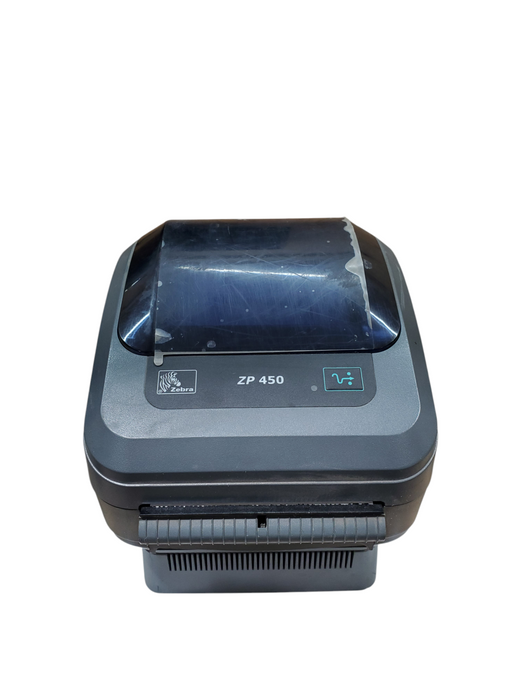 Zebra ZP 450 Label Printer w/ PWR Base - Low Usage | ZP450-0501-0001A