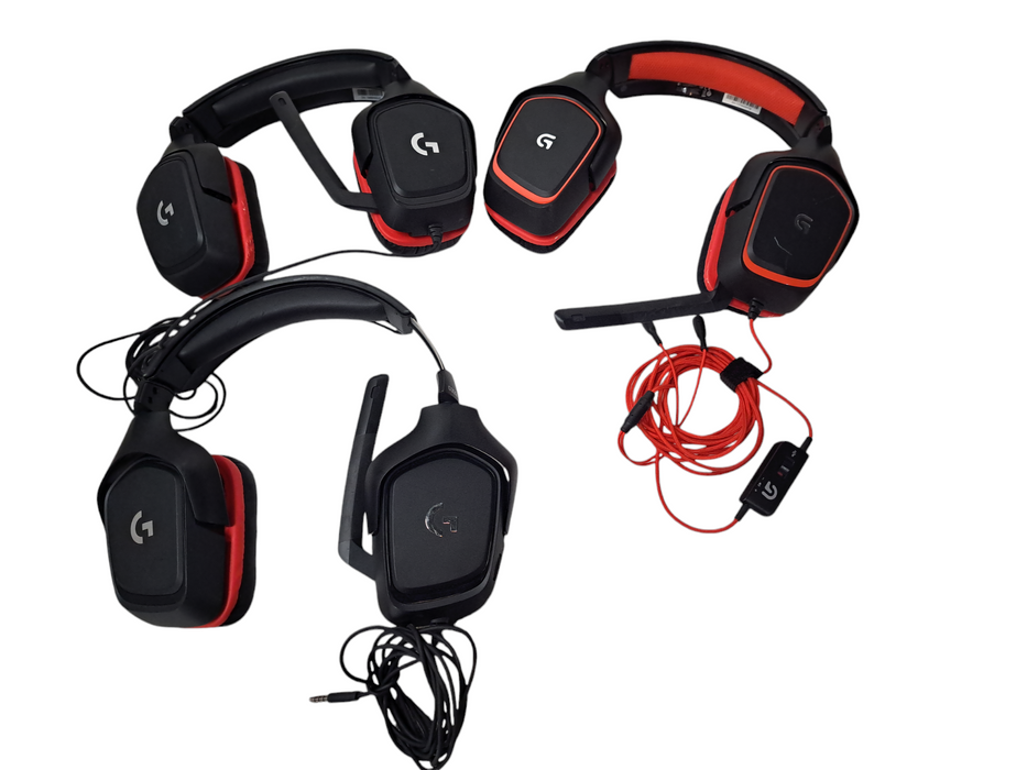 Logitech Headset Bundle: 2x G332 with DTS 7.1 Surround & 1x G230 Stereo| READ