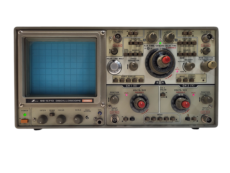 Iwatsu SS-5710 Synchroscope Oscilloscope 60MHz  $