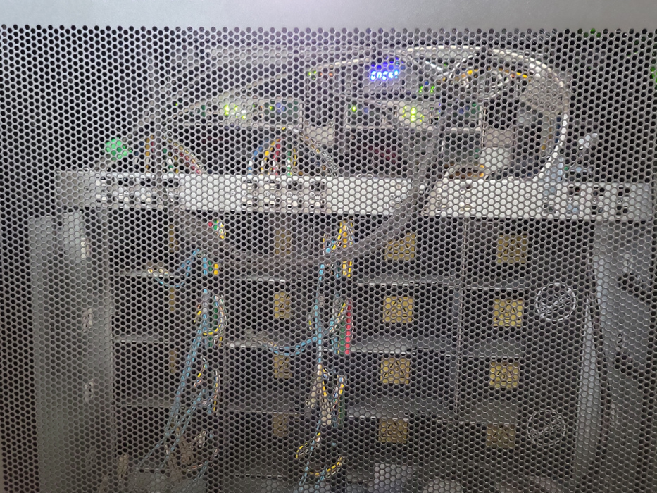 IBM System Storage TS4500 Tape Library Chassis 3584-L55 w/ keyboard & Monit _