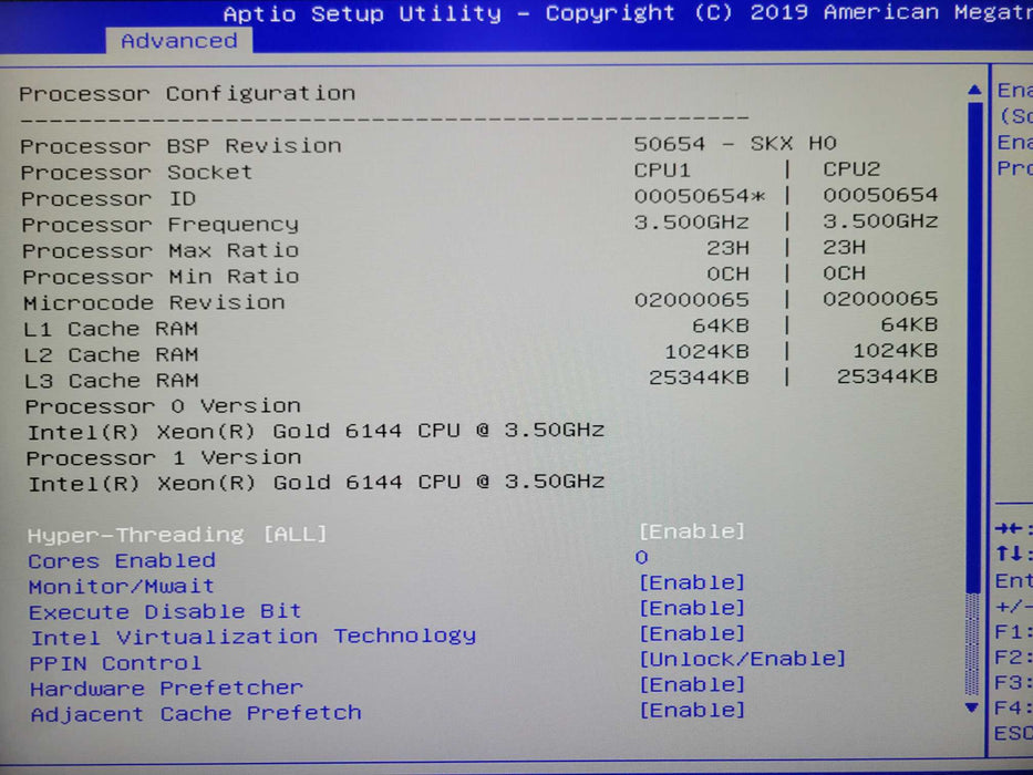 supermicro X11DPU-G6-NI22, 2x Xeon Gold 6144, 16GB DDR4, 4x 12TB HDDs, READ _