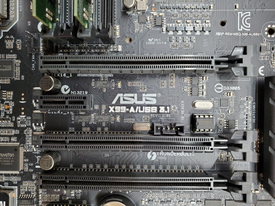 ASUS X99-A/USB3.1 Motherboard Intel Core i7-5820K 16GB RAM
