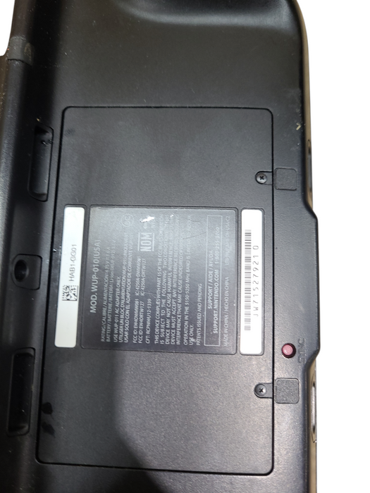 Nintendo Wii U GamePad WUP-010 Black Tablet