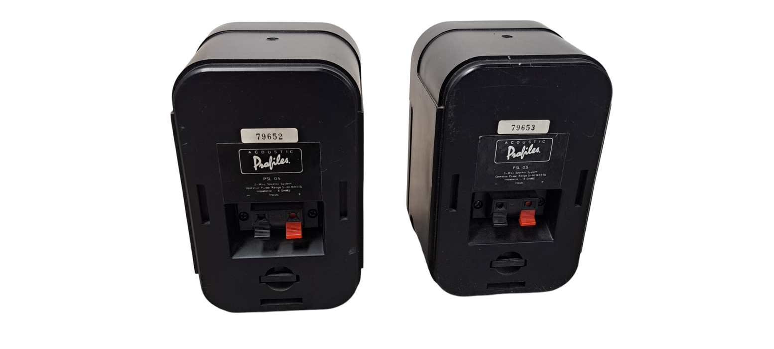 Pair of Acoustic Profiles PSL 0.5 Bookshelf Speakers