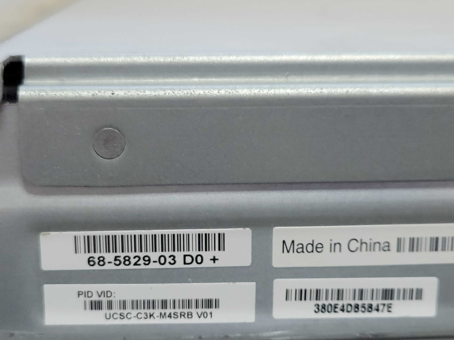 Cisco UCS S3260 60x 3.5" Bay Storage Server 1x UCS-C3K-M4SRB 128GB DDR4 SEE _
