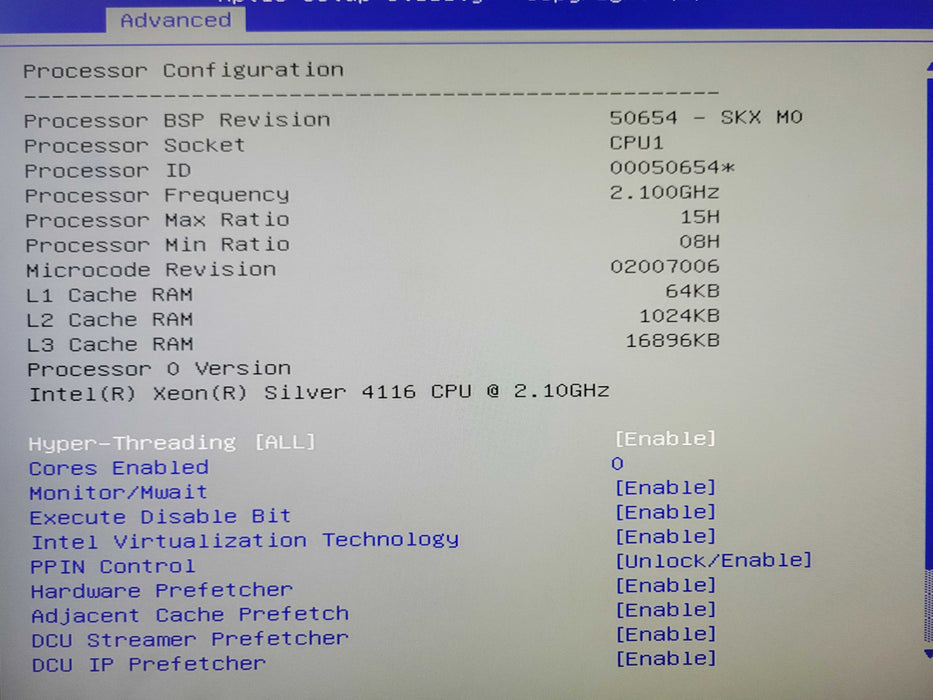 Nutanix/Supermicro X11SPW-TF-NI22, 1x Xeon Silver 4116, 32GB DDR4, 2x PSU _