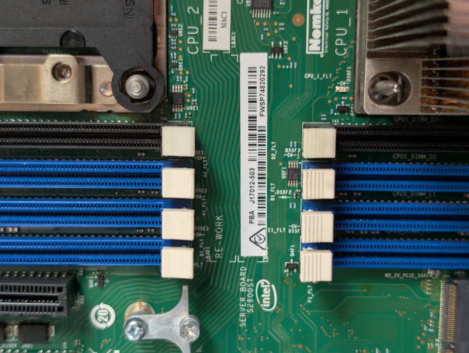 Supermicro Intel Server Board S2600ST Xeon Gold 6148 20Core 32GB RAM  -