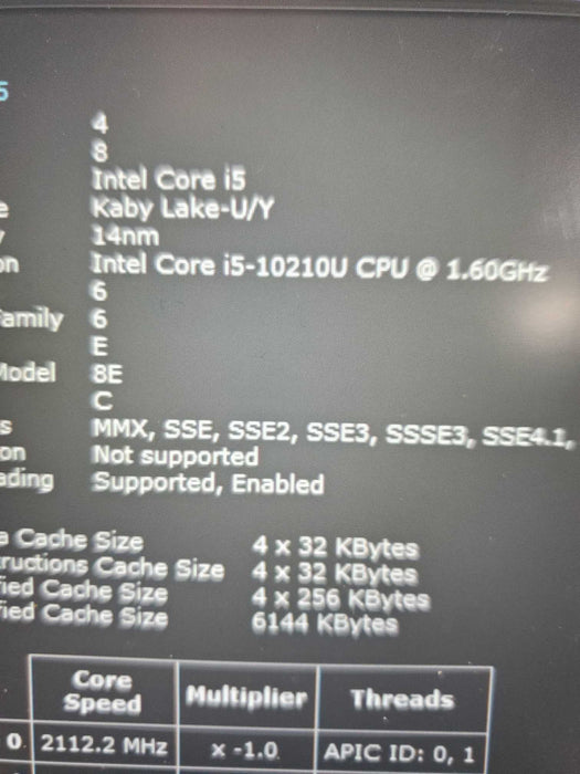 Dell Latitude 5410 | Intel Core i5-10210U @1.60GHz, 16GB DDR4, 256GB NVMe  Lap200