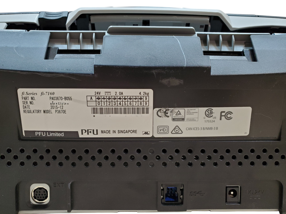 Fujitsu Fi-7160 Document Sheet-Fed Duplex Scanner *READ*