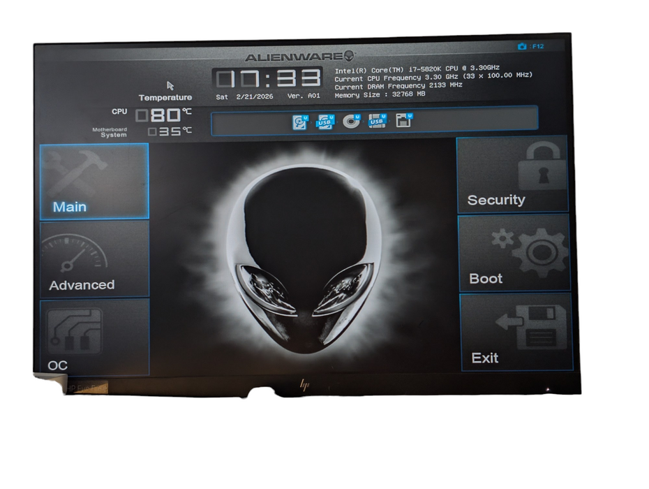 DELL Alienware Area 51 R2 Intel Core i7-5820K 32GB RAM NVIDIA GTX 980  -