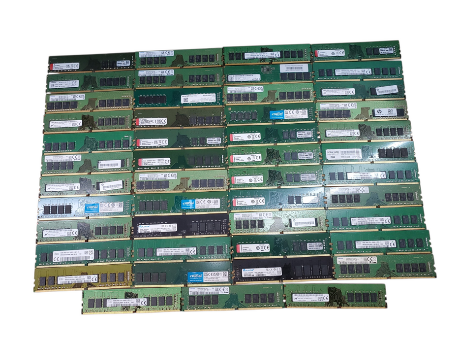 Lot of 47x, Assorted 16GB DDR4 Desktop RAM