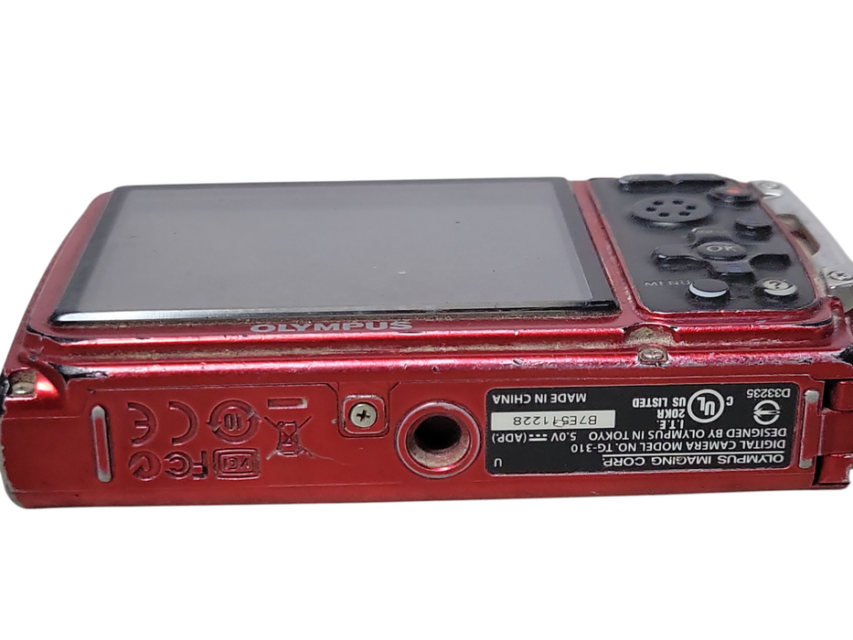 Olympus Tough TG-310 Digital camera, No Battery, No SD Card, READ _