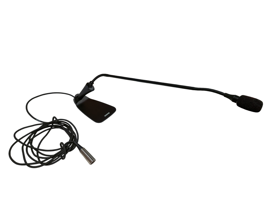 Shure Model: CVG18D-B/C Gooseneck Mic Black with Base 18" =
