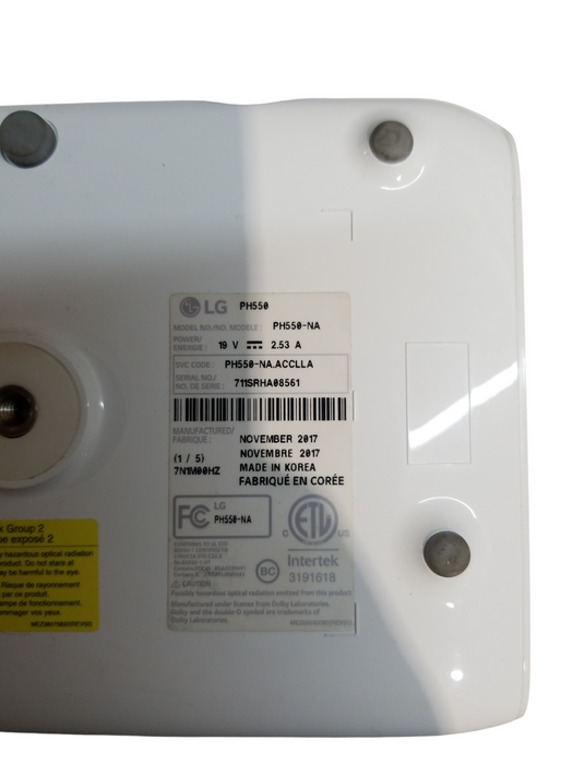 LG PH550 LED Portable Projector Minibeam | Device Only *No Cab