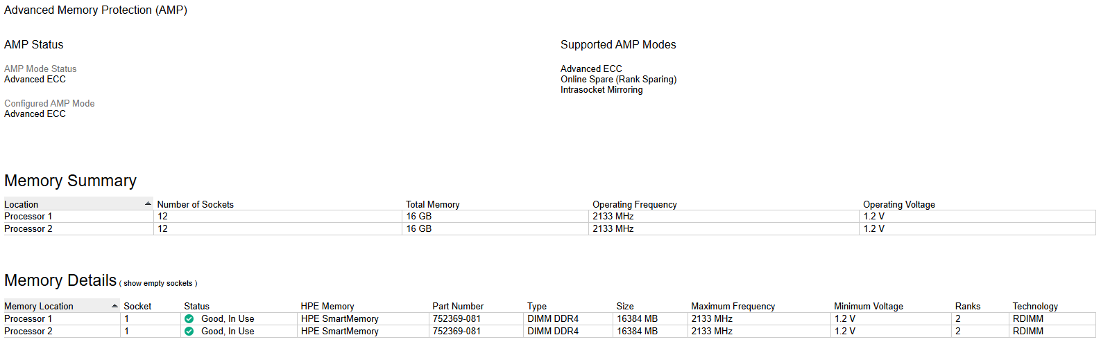 HP ProLiant DL380 Gen9 - 2x Xeon E5-2660 v3 32GB DDR4 P440ar 2x500W PSU %	 %