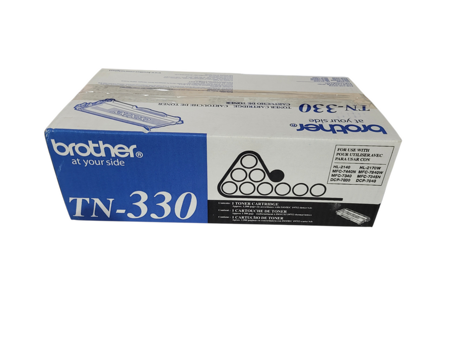 BROTHER TN-330 LASER PRINTER TONER CARTRIDGE BLACK Q