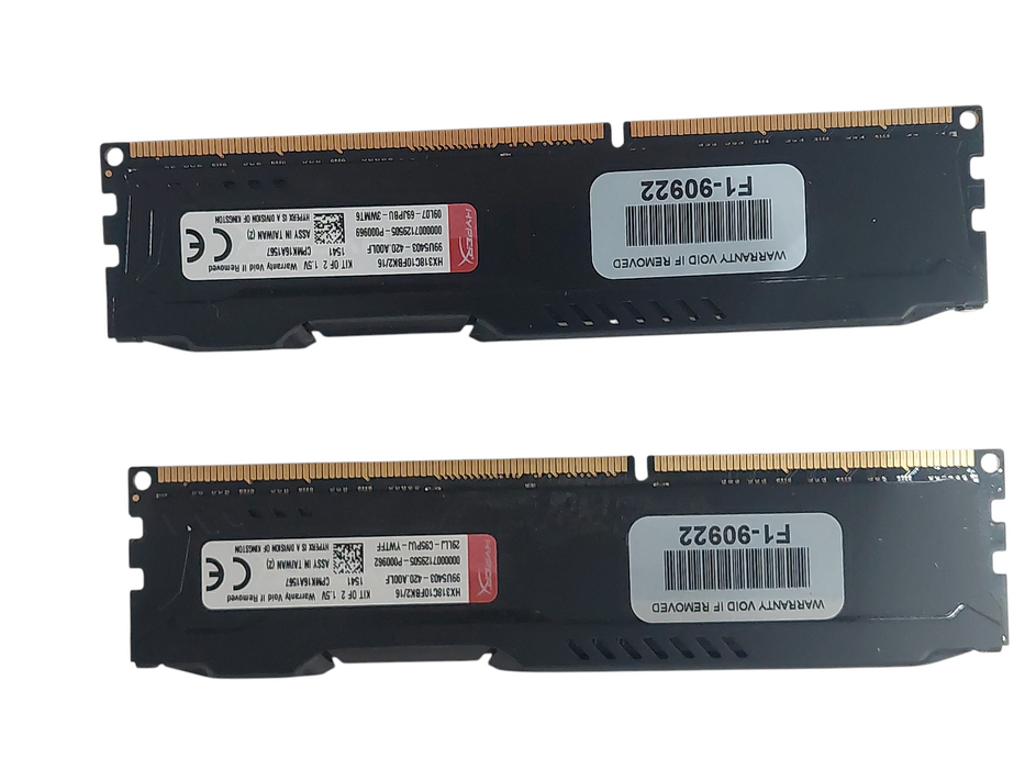 Fury Hyper X HX318C10FBK2/16 Kit of 2 16GB DDR3  =