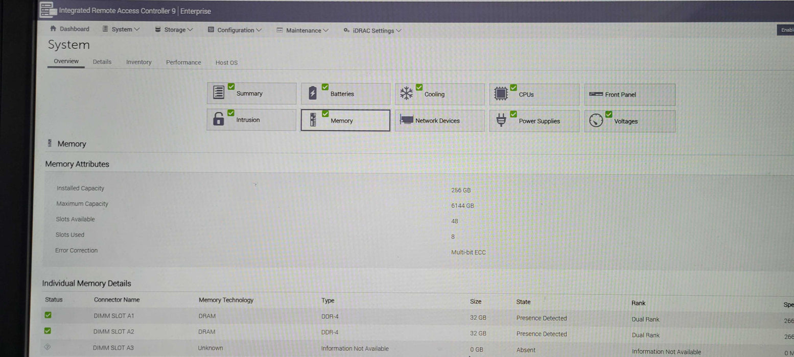 Open-Box Dell OEMR R940 4U, 4x Xeon Gold 5122, 256GB, H740P, 2x 600GB _