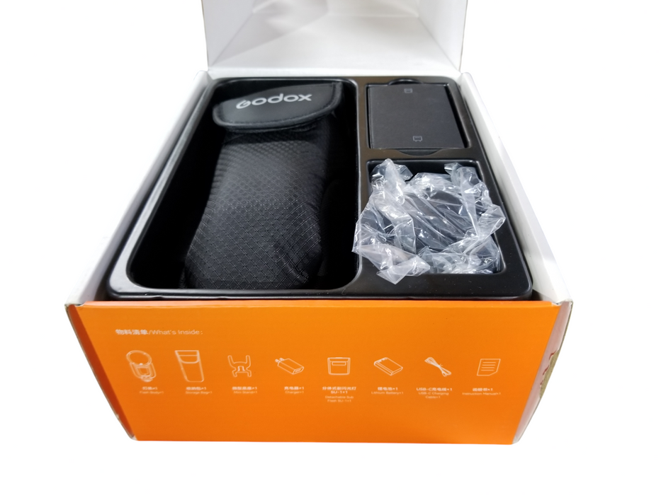 Godox V1 Pro C 2.4G Wireless TTL Li-ion Round Head Flash Speedlite- OpenBox