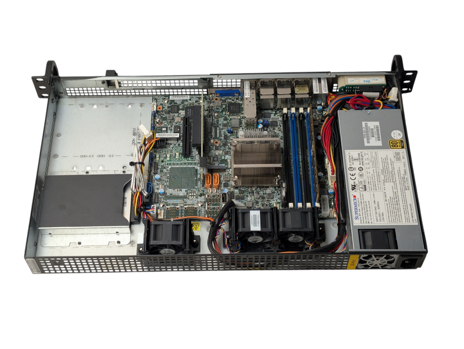 SUPERMICRO 505-2 X10SDV-TP8F Intel Xeon D-1518 16GB RAM 120GB SSD  -