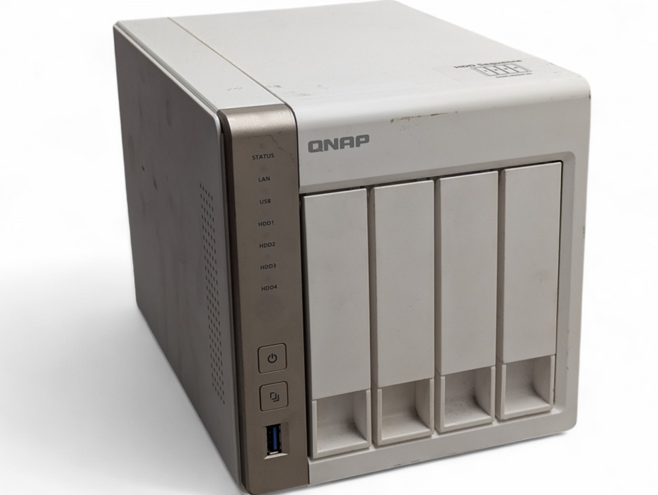 QNAP TS-451 4 Bay Network Attached Storage with 2x 4TB HDDs installed  -