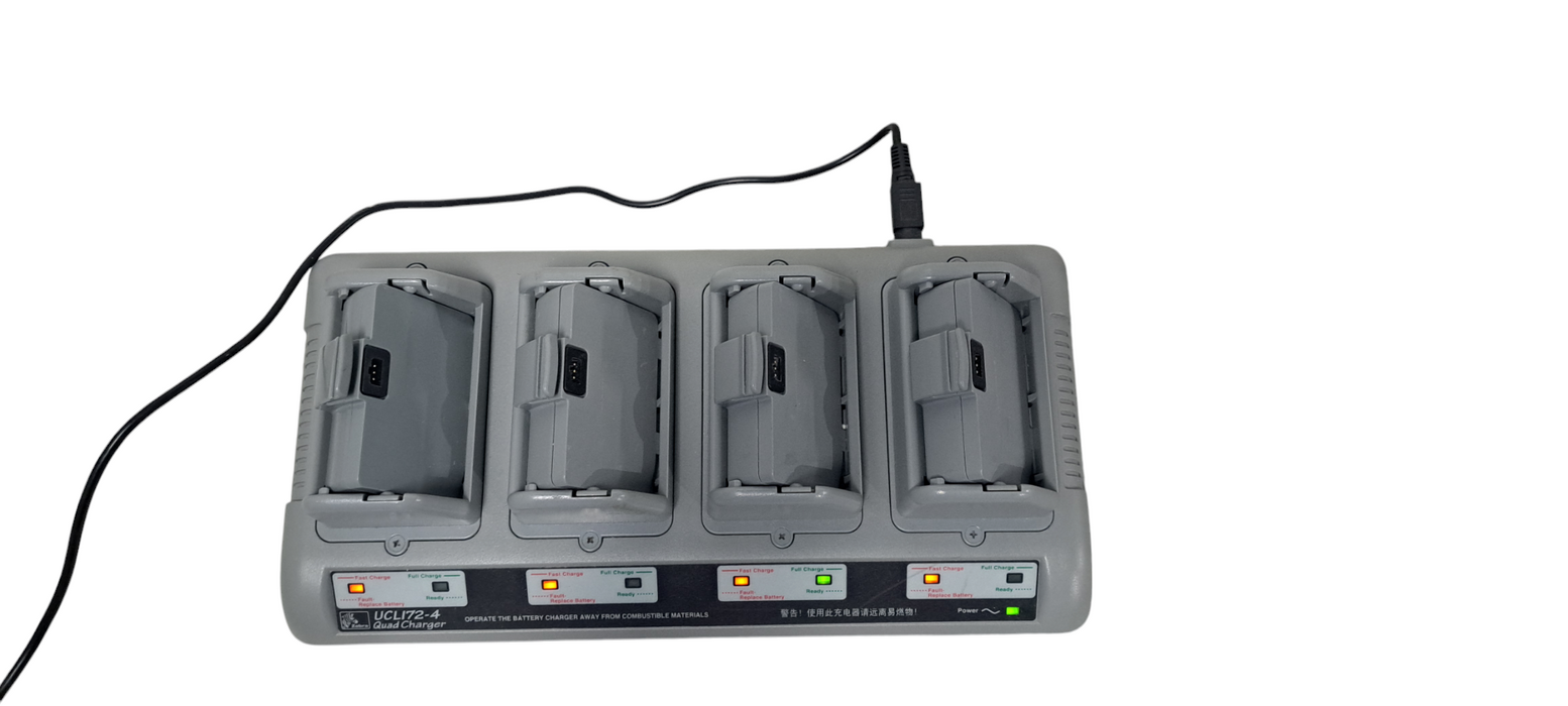 Zebra UCLI72-4 UCLI72 Quad Battery Charger P/N: 16305-8 Q